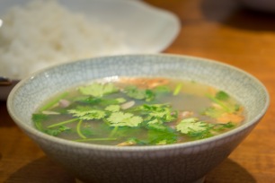 Hot and sour soup Nahm Bangkok